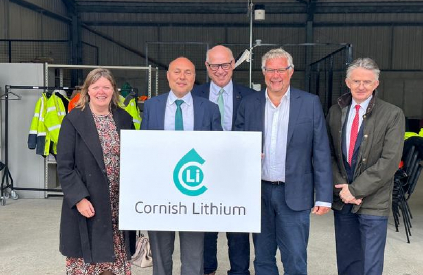 Cornish lithium visit