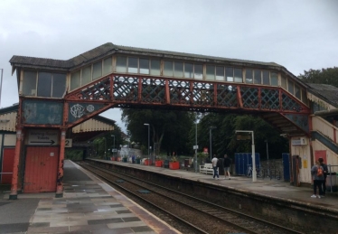 The old bridge at St Austell Station